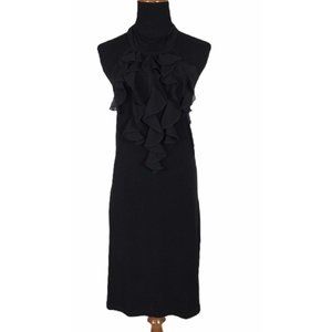Sopranos Womens Black Lace‎ Black Ruffle Dress Size Small
